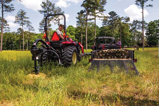 Posthole digging can be one of the most dogged chores on the farm. Tractor-mounted augers make it a breeze.